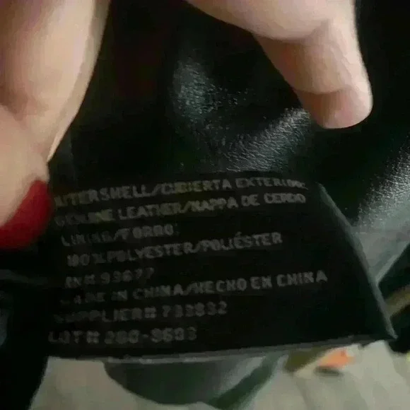 Worthington Women’s Leather Jacket Black Size XL - Picture 7 of 10